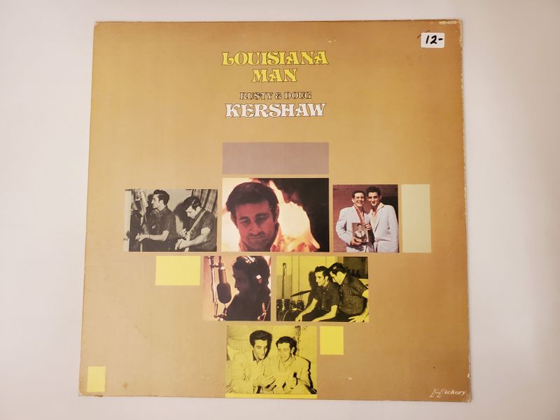 Rusty & Doug Kershaw Louisiana Man vinyl record